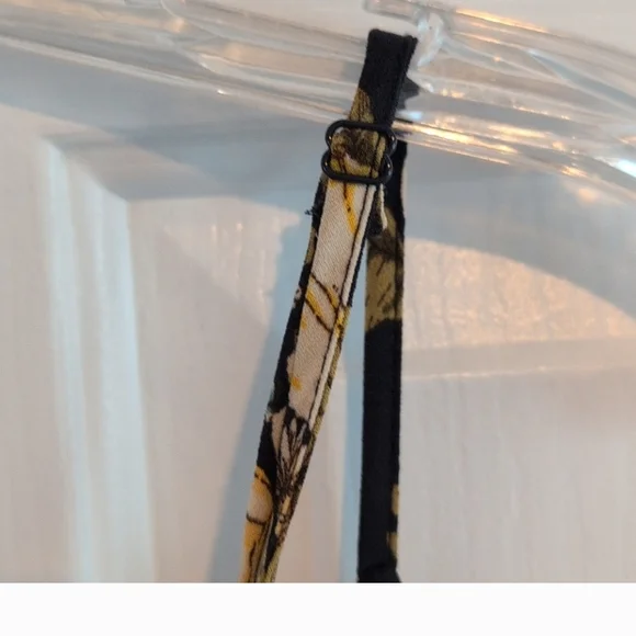 👋 FINAL MARKDOWN CLOSET CLOSINNG WT Spring Navy Blue Floral Jumpsuit Leg Slit - Picture 9 of 9